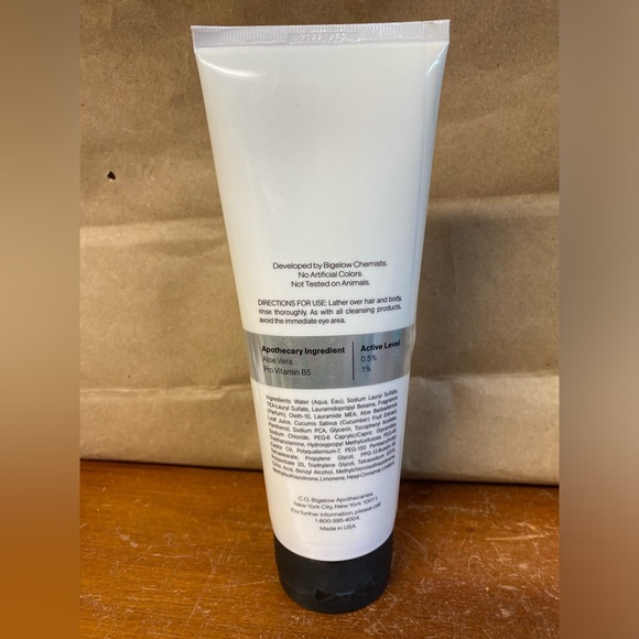 BATH & BODY WORKS C.O. BIGELOW ELIXIR WHITE NO 1607 HAIR & BODY WASH - Picture 2 of 2